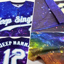 Benutzerdefiniertes Galactic Weiß-Hellblau 3D Authentic Baseball-Trikot Benutzerdefiniertes Galactic Weiß-Hellblau 3D Authentic Baseball-Trikot