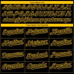Design Gold Dart Jersey Muster Custom Baseball Board Flamme Schwarz Authentische 3D Design Gold Dart Jersey Muster Custom Baseball Board Flamme Schwarz Authentische 3D