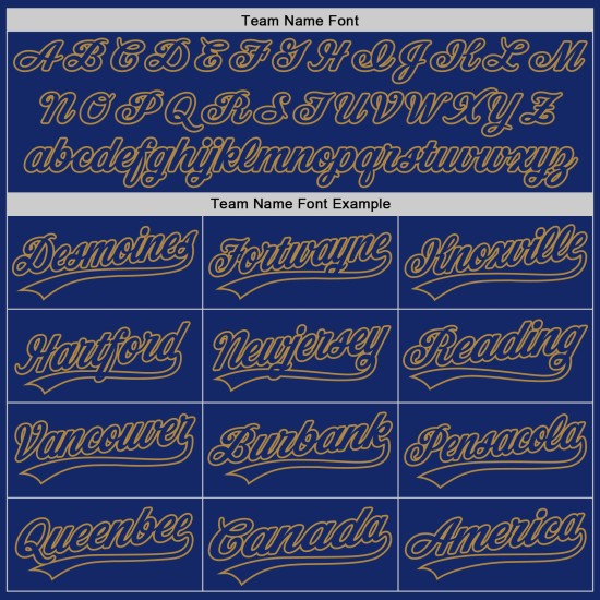 Benutzerdefiniertes Baseball Royal Gold Trikot Royal-Old Authentic Benutzerdefiniertes Baseball Royal Gold Trikot Royal-Old Authentic
