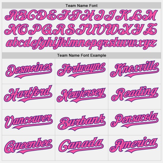 Lila-Pink Jersey Authentic Weiß Baseball Custom Lila-Pink Jersey Authentic Weiß Baseball Custom
