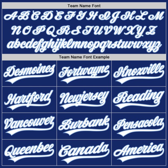Royal Baseball Custom Weiß-Hellblaues Authentic-Trikot Royal Baseball Custom Weiß-Hellblaues Authentic-Trikot
