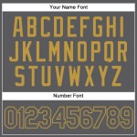 Authentisches Gold Old Custom Steel Baseball Jersey Grau Authentisches Gold Old Custom Steel Baseball Jersey Grau