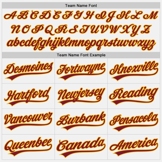 Authentisches Baseball-Trikot, karminrot/weiß, individuelle Nadelstreifen, karminrot-gold Authentisches Baseball-Trikot, karminrot/weiß, individuelle Nadelstreifen, karminrot-gold