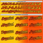 Mode Authentische Orange Baseball Gelb-Schwarz Jersey Custom Gradienten Mode Authentische Orange Baseball Gelb-Schwarz Jersey Custom Gradienten