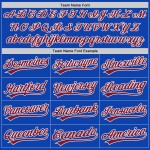 Baseball Authentic Blue Custom Jersey Thunder Crison-Weiß Baseball Authentic Blue Custom Jersey Thunder Crison-Weiß