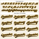 Gold Authentic Baseball Schwarz Nadelstreifen Jersey Custom Creme Gold Authentic Baseball Schwarz Nadelstreifen Jersey Custom Creme