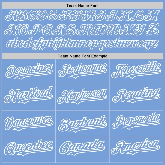 Benutzerdefiniertes authentisches Baseball-Trikot in Blau und Weiß Benutzerdefiniertes authentisches Baseball-Trikot in Blau und Weiß
